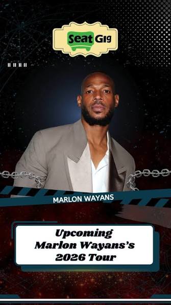 Marlon Wayans 2026–2027 live concert poster